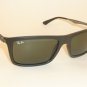 New RAY BAN Sunglasses Matte Black Frame RB 4214 601S/71 Green Lenses