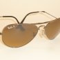 New RAY BAN FOLDING Aviator Gunmetal Frame RB 3479 004/M2 Polarized Lenses 55mm