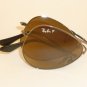 New RAY BAN FOLDING Aviator Gunmetal Frame RB 3479 004/M2 Polarized Lenses 55mm