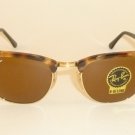 New  RAY BAN  Clubmaster Tortoise Frame  RB 3016 1160  B-15 Brown Lenses  51mm