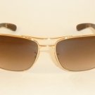 New  RAY BAN  Sunglasses  Gold Frame  RB 3522 001/13  Gradient Brown Lenses 64mm