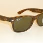 RAY BAN New WAYFARER Brown Frame RB 2132 902/58 Glass Polarized Lenses 52mm