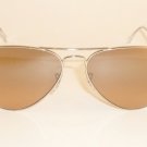 New RAY BAN Aviator Sunglasses  Silver Frame  RB 3025 003/3E  Pink Mirror Lenses