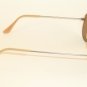 New RAY BAN Sunglasses Small Aviator  Matte Gunmetal  RB 3044 029/53  Brown Lens