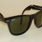 New RAY BAN Sunglasses Black FOLDING WAYFARER  RB 4105 601 G-15 Glass 54mm Large
