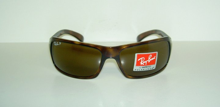 New  RAY BAN  Sunglasses  SIDESTREET  Glass  POLARIZED  Brown  RB 4075 642/57