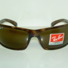 New  RAY BAN  Sunglasses  SIDESTREET  Glass  POLARIZED  Brown  RB 4075 642/57