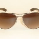 New RAY BAN Sunglasses Gunmetal Frame  RB 3509 004/13 Gradient Brown Lenses 66mm