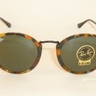 New  RAY BAN  Sunglasses  Tortoise Frame  RB 2447 1157  G-15  Glass Green Lenses