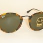 New  RAY BAN  Sunglasses  Tortoise Frame  RB 2447 1157  G-15  Glass Green Lenses