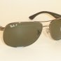 New  RAY BAN  Sunglasses  Gunmetal Frame  RB 3502 004/58  Polarized Lenses  61mm