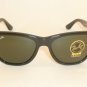 New RAY BAN Sunglasses Black Frame RB 4184 601 G-15 Green Glass Lenses