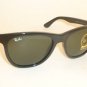 New RAY BAN Sunglasses Black Frame RB 4184 601 G-15 Green Glass Lenses