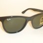 New RAY BAN Sunglasses Black Frame RB 4184 601 G-15 Green Glass Lenses