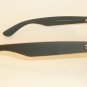 RAY BAN Sunglasses Matte Black Rubber WAYFARER RB 2132 622/17 Blue Mirror 52mm