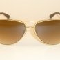 New RAY BAN Sunglasses TECH Gold Frame RB 8313 001/51 Gradient Brown Lenses 58mm