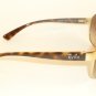 New RAY BAN Sunglasses Gold Frame RB 3386 001/13 Gradient Brown Lenses 67mm