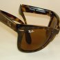 New RAY BAN Sunglasses Tortoise FOLDING WAYFARER RB 4105 710 Brown Lenses 50mm