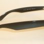 New RAY BAN Justin Sunglasses Shiny Black Frame RB 4165 601/71 Green Lenses 54mm