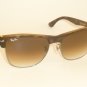 New RAY BAN Sunglasses CLUBMASTER OVERSIZED  RB 4175 878/51  Brown Gradient Lens