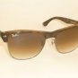 New RAY BAN Sunglasses CLUBMASTER OVERSIZED  RB 4175 878/51  Brown Gradient Lens