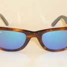 New RAY BAN Original WAYFARER Sunglasses RB 2140 1176/17 Blue Mirror Lenses 50mm
