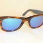 New RAY BAN Original WAYFARER Sunglasses RB 2140 1176/17 Blue Mirror Lenses 50mm