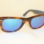 New RAY BAN Original WAYFARER Sunglasses RB 2140 1176/17 Blue Mirror Lenses 50mm