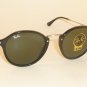 New RAY BAN Sunglasses Black Frame RB 2447 901 G-15 Glass Lenses