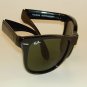New RAY BAN Sunglasses FOLDING WAYFARER RB 4105 601 Black 50mm G-15 Glass Lens