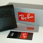 New RAY BAN Sunglasses FOLDING WAYFARER RB 4105 601 Black 50mm G-15 Glass Lens