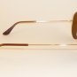 New RAY BAN Aviator GLASS POLARIZED Brown RB 3025 001/57 Gold Frame 62mm