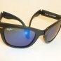 New RAY BAN Sunglasses FOLDING WAYFARER Matte Black RB 4105 601S/68 Blue Lens
