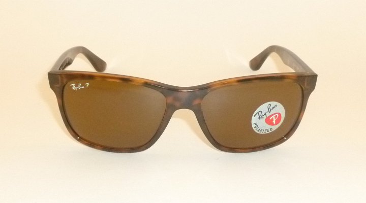 New  RAY BAN  Sunglasses  Tortoise Frame  RB 4181 710/83  Polarized Brown Lenses