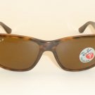 New  RAY BAN  Sunglasses  Tortoise Frame  RB 4181 710/83  Polarized Brown Lenses