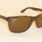New  RAY BAN  Sunglasses  Tortoise Frame  RB 4181 710/83  Polarized Brown Lenses