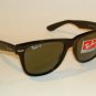 New RAY BAN Sunglasses Black WAYFARER Glass Polarized RB 2140 901/58 Medium 50mm