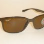 New RAY BAN Sunglasses Liteforce Brown Frame RB 4215 6127/83 Polarized Lenses