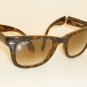 New RAY BAN Sunglasses FOLDING WAYFARER Tortoise RB 4105 710/51 Gradient Brown