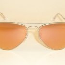 New  RAY BAN Aviator  Sunglasses  Matte Silver  RB 3025 019/Z2  Pink Mirror 58mm