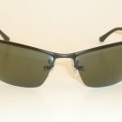New RAY BAN  Sunglasses  TOP BAR  Black Frame  RB 3183 006/71  Green Lenses
