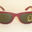 New  RAY BAN  Original WAYFARER  Sunglasses  RB 2140 888  Matte Red Frame  50mm