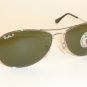 New RAY BAN Sunglasses COCKPIT Gunmetal Frame RB 3362 004/58 Polarized Lenses