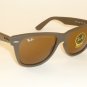 New RAY BAN Original WAYFARER Sunglasses  RB 2140 889 Matte Chocolate Frame 54mm