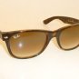 New RAY BAN Sunglasses Brown WAYFARER  RB 2132 710/51  Glass Gradient Brown 52mm
