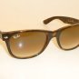 New RAY BAN Sunglasses Brown WAYFARER  RB 2132 710/51  Glass Gradient Brown 52mm