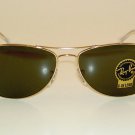 New RAY BAN Sunglasses COCKPIT  RB 3362 001  Gold Frame  G-15 Glass Lenses  59mm