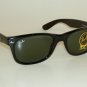 New RAY BAN Sunglasses Black WAYFARER RB 2132 901 G-15 Glass Green Lens 52mm