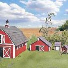 Farm and Barn cottages sheds Building Plans 30 Books on CD Homesteading