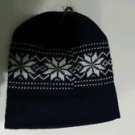 Blue very warm toboggan skull cap benie